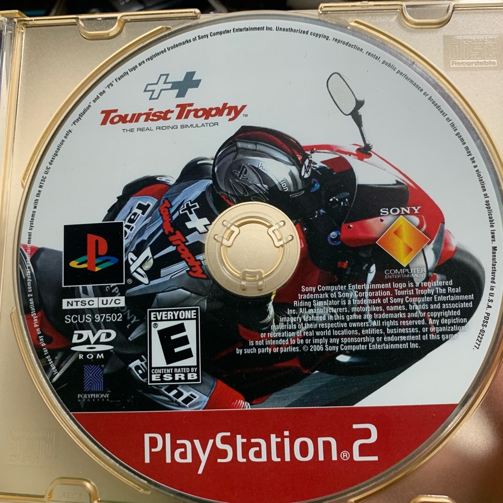 Tourist Trophy (Sony PlayStation 2, 2006) PS2 Disk Only Tested